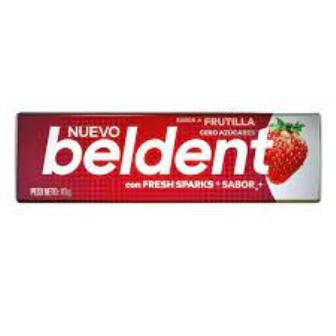 CHICLE BELDENT 10G FRUTILLA